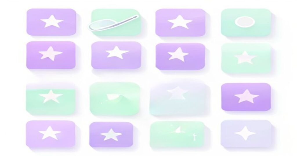 Best AI Tools - Grid of curated app icons in purple and mint
