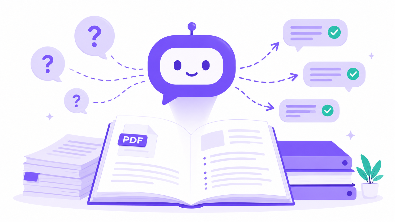 How to Chat With Your PDFs Using AI - friendly chatbot answering questions from documents
